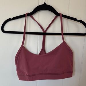 Lululemon Flow Y purple sports Bra
